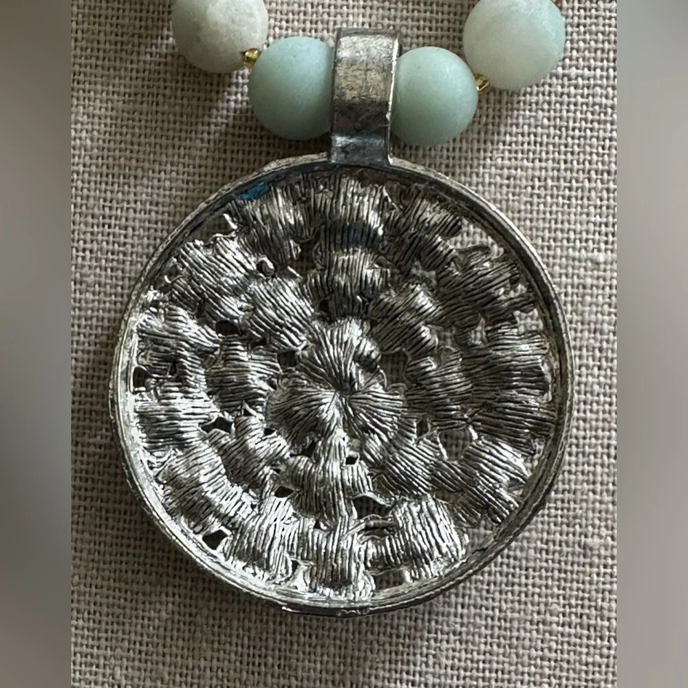 26-1/2 inch Amazonite bead necklace NWOT - Picture 11 of 13